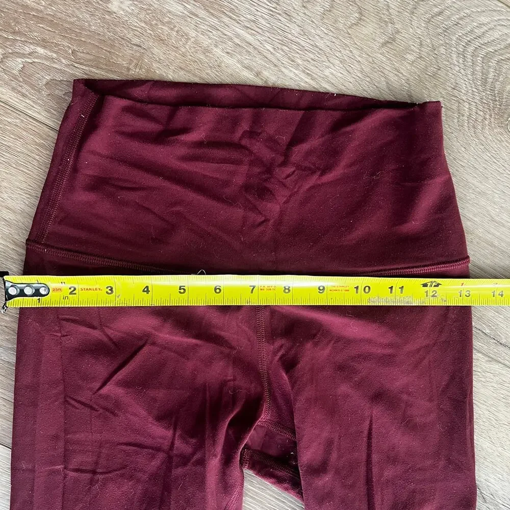 LULULEMON Women's Wunder Train High-Rise Tight 28" In Red Merlot - Picture 4 of 8